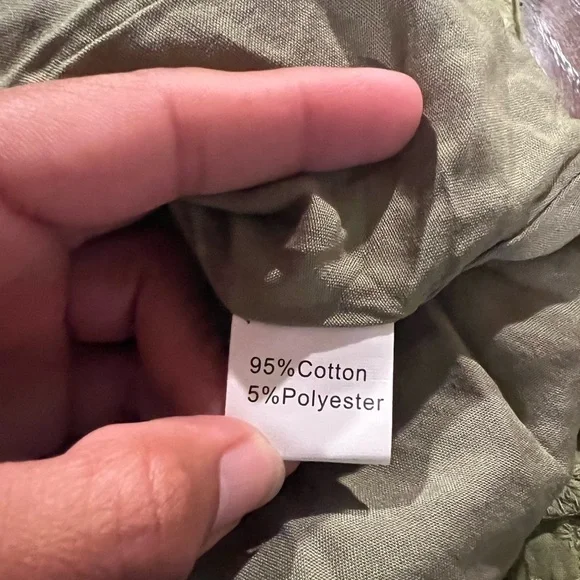 Women's Bohemian Floral Print Button Down Long Lantern Sleeve Shift Tunic Dress - Picture 13 of 15